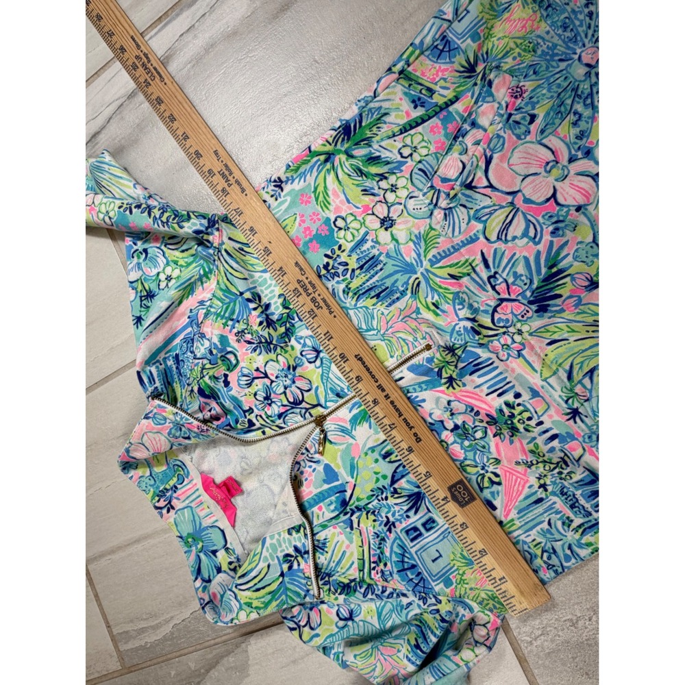 Lilly Pulitzer Skipper 1/4 Zip Popover Lilly's House Size XS - Picture 4 of 7